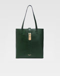 Dark Green Croco Leather