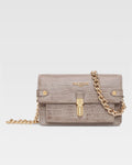 Light Taupe Croc