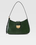 Green Croc Embossed