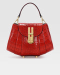 Red Croc Embossed